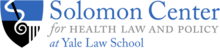 Shield and logo for Solomon Center for Health Law and Policy at Yale Law School